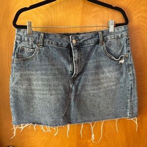 Denim Mini Skirt